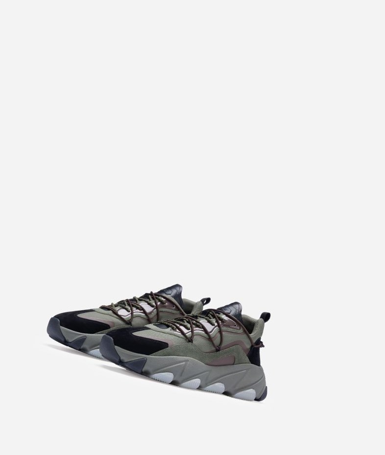 Low-Top Sneakers ASH Express Homme Noir Cafe | XVB-11850378