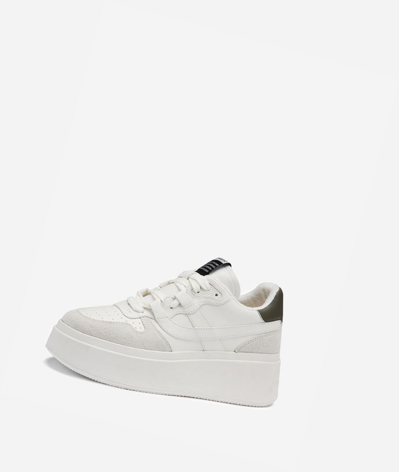 Low-Top Sneakers ASH Match Femme Blanche Blanche | BBG-49235686