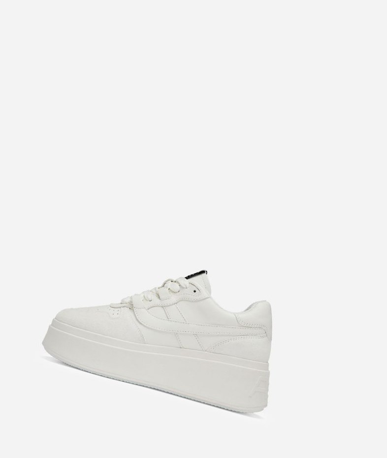 Low-Top Sneakers ASH Match Femme Blanche | YNY-37416399