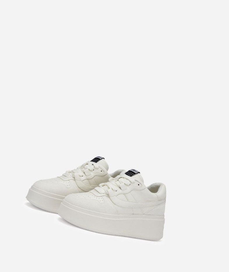 Low-Top Sneakers ASH Match Femme Blanche | YNY-37416399