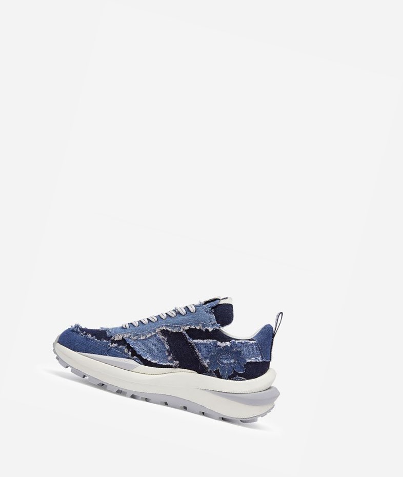 Low-Top Sneakers ASH Spider 620 Denim Femme Bleu Clair Bleu Foncé Bleu Bleu | STI-38646654