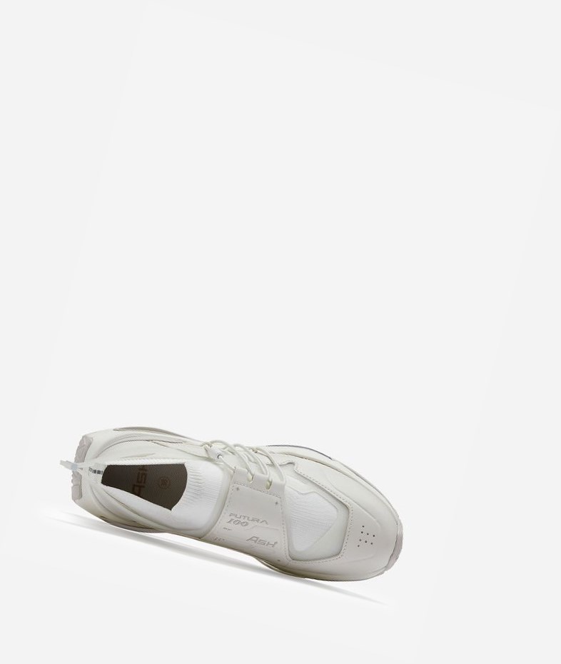 Low-Top Sneakers ASH Futura 100 Femme Blanche Blanche | VNQ-21966575