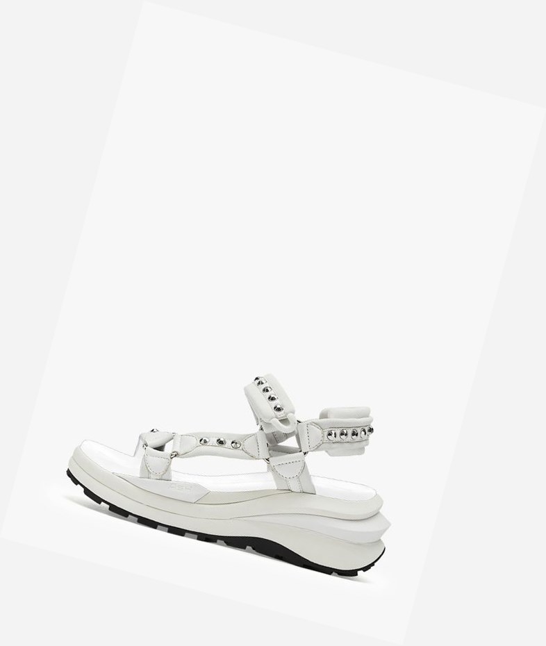 Sneaker Sandals ASH Shogun Femme Blanche | YCY-15526913