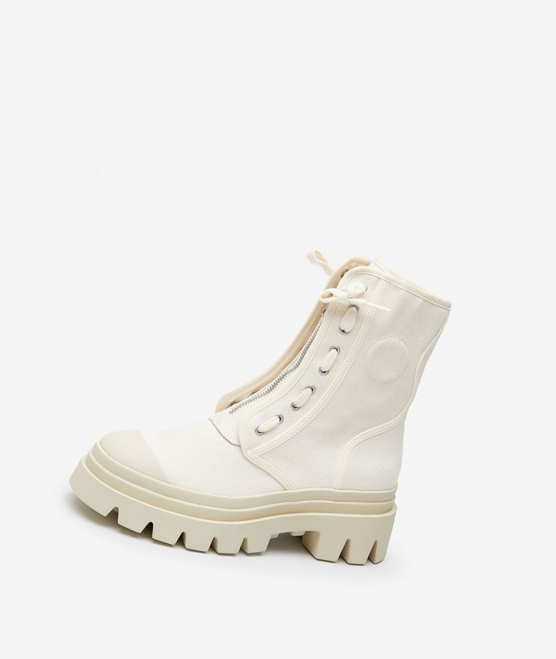 High-Top Sneakers ASH Phoenix Femme Talc | DQJ-37252147