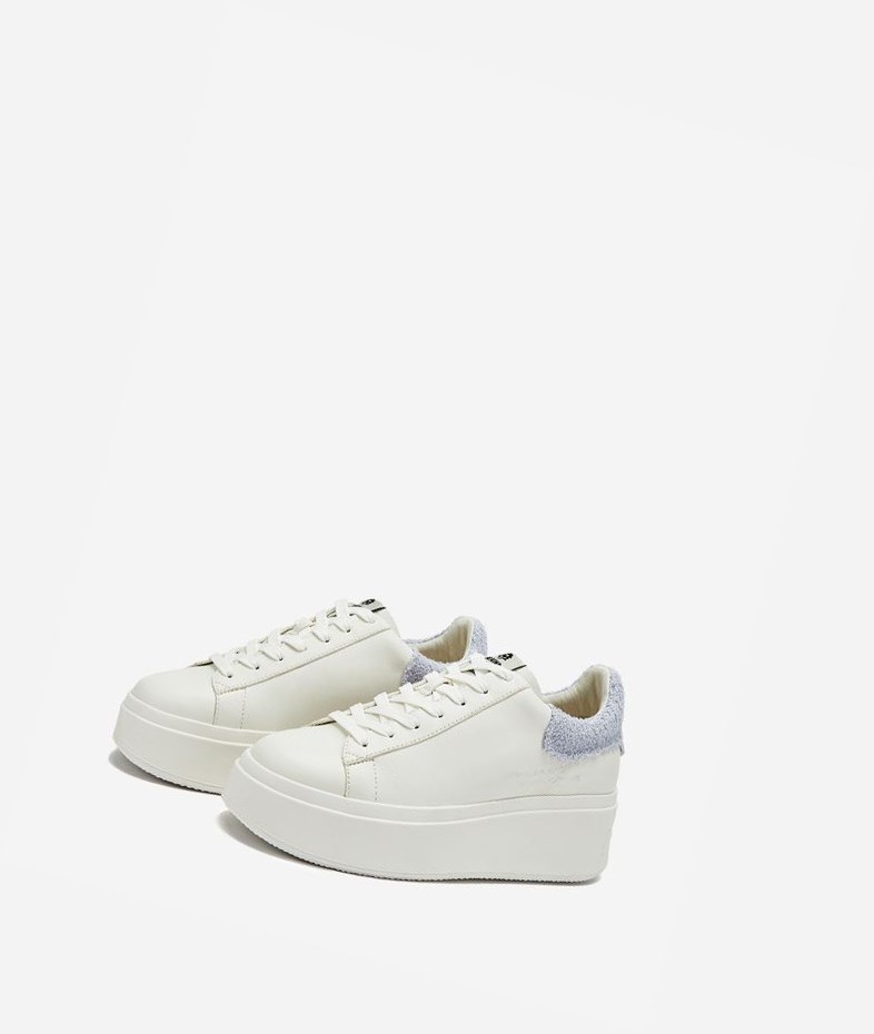 Low-Top Sneakers ASH Moby Be Kind Femme Blanche | AUM-79784520