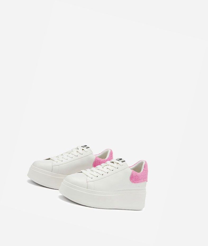 Low-Top Sneakers ASH Moby Be Kind Femme Blanche | MGD-48055575