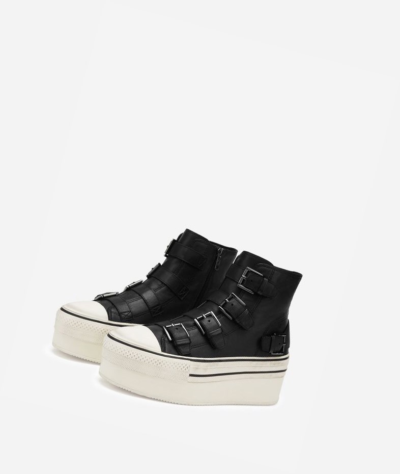 High-Top Sneakers ASH Jewel Femme Noir | EKE-89447621