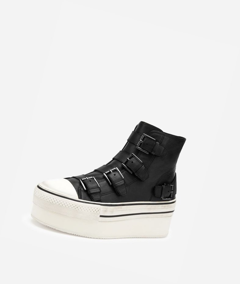 High-Top Sneakers ASH Jewel Femme Noir | EKE-89447621