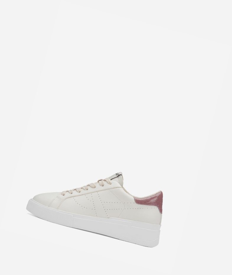 Low-Top Sneakers ASH Fury Bis Femme Blanche Rose | IVX-99040227