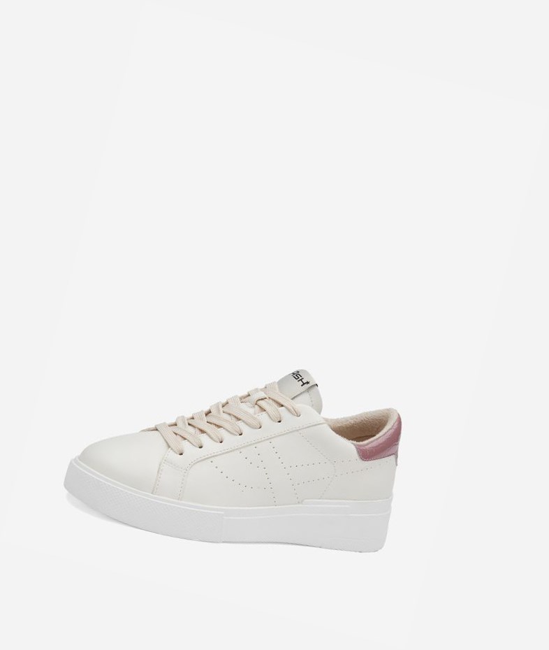 Low-Top Sneakers ASH Fury Bis Femme Blanche Rose | IVX-99040227