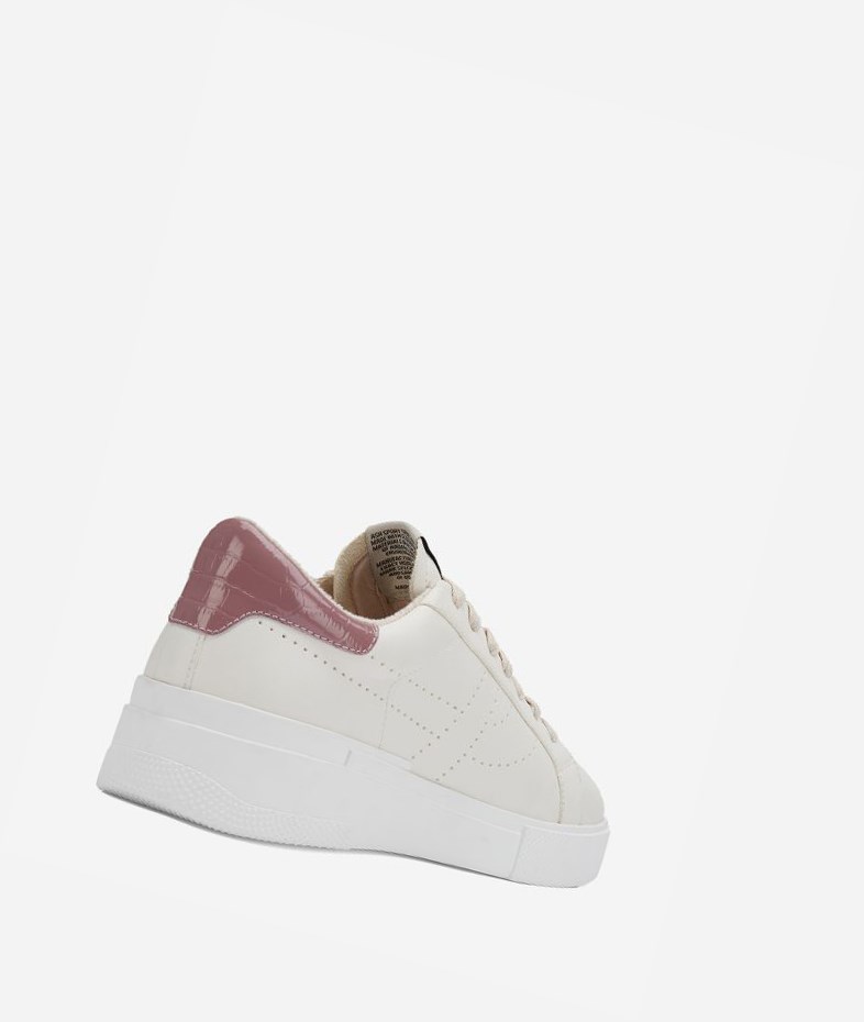 Low-Top Sneakers ASH Fury Bis Femme Blanche Rose | IVX-99040227