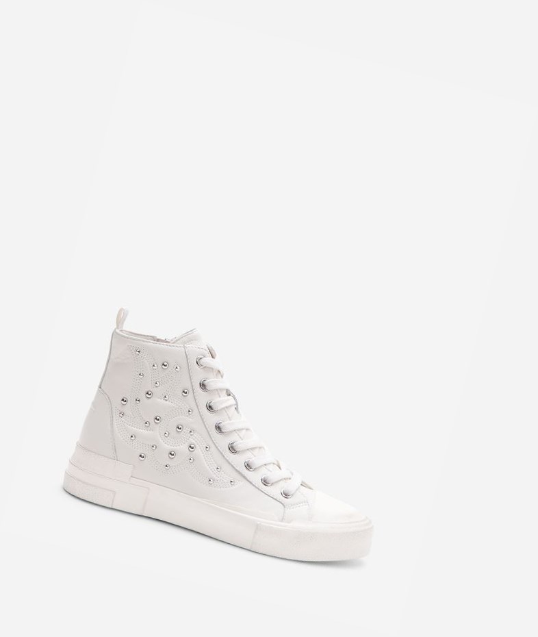 High-Top Sneakers ASH Gaudi Femme Blanche | PVD-65565242