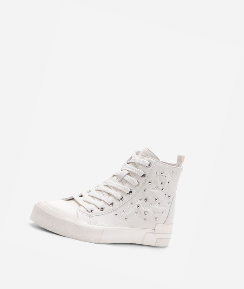 High-Top Sneakers ASH Gaudi Femme Blanche | PVD-65565242