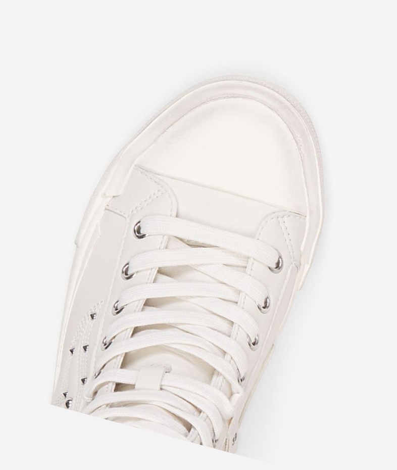 High-Top Sneakers ASH Gaudi Femme Blanche | PVD-65565242