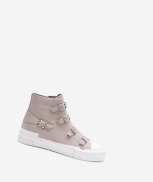 High-Top Sneakers ASH Gang Femme Pearl | XJK-51994108