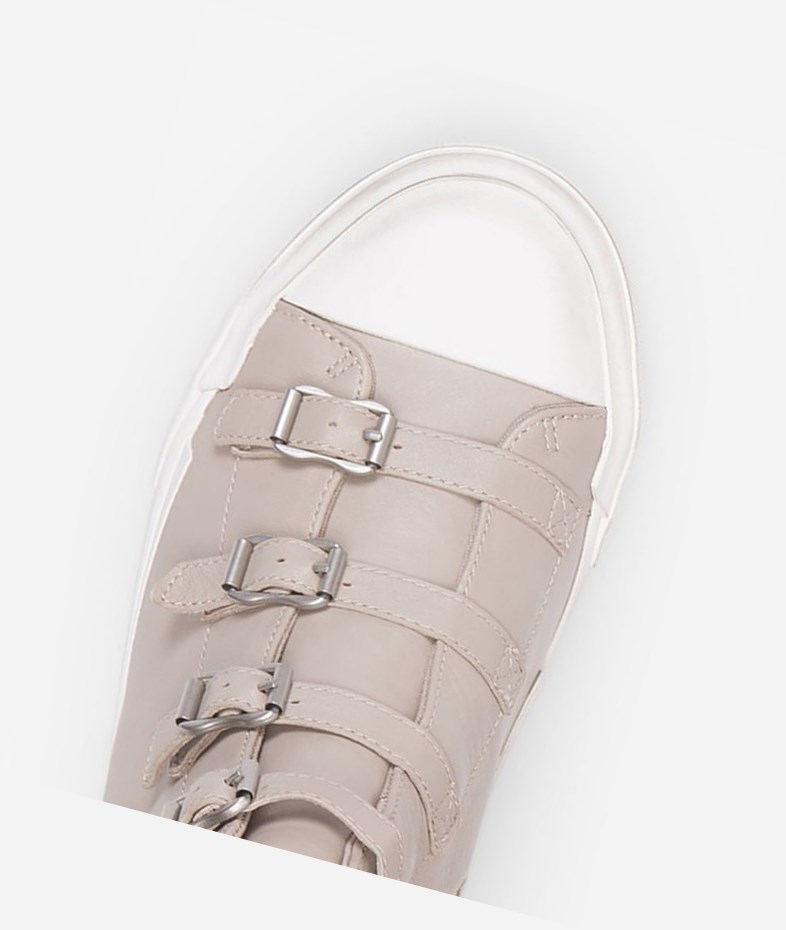 High-Top Sneakers ASH Gang Femme Pearl | XJK-51994108