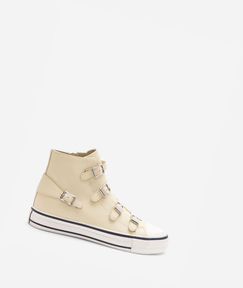 High-Top Sneakers ASH Virgin Femme Vaniglia | XUG-57452838