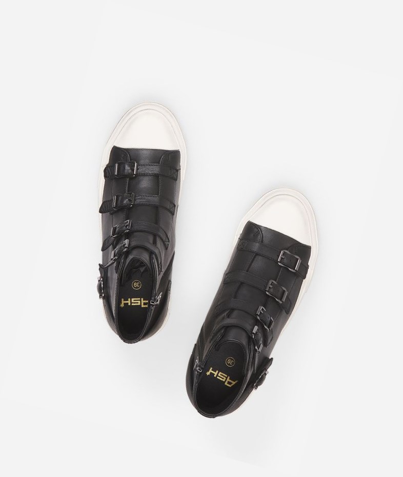 High-Top Sneakers ASH Gang Femme Noir | PKM-80597261