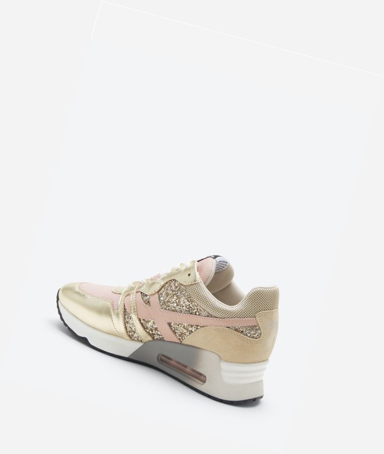 Low-Top Sneakers ASH Lux Femme Platine / Pinksalt | QTJ-68787810