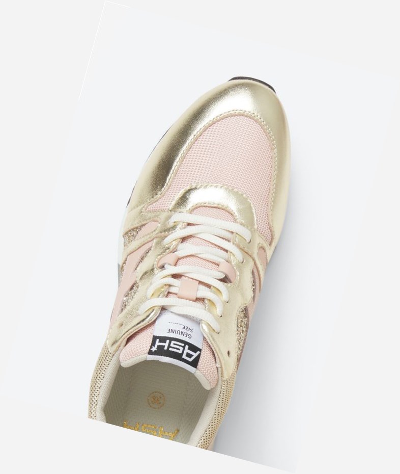 Low-Top Sneakers ASH Lux Femme Platine / Pinksalt | QTJ-68787810