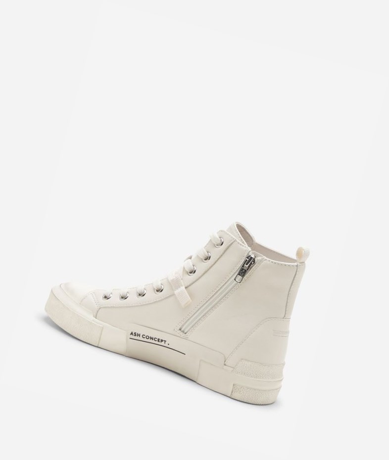 High-Top Sneakers ASH Ghibly Bis Femme Gardenia | UVP-63958885