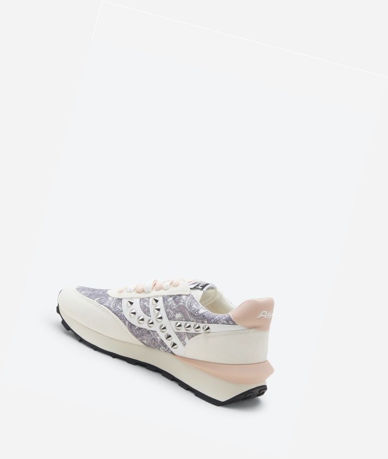 Low-Top Sneakers ASH Spider Studs Femme Blanche Blanche | UDB-66711363