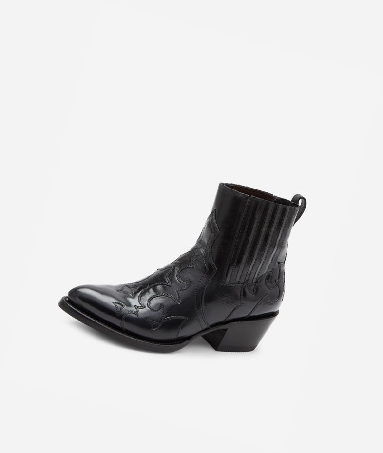 Mexican Boots ASH Phoenix Femme Noir | HDZ-64255638