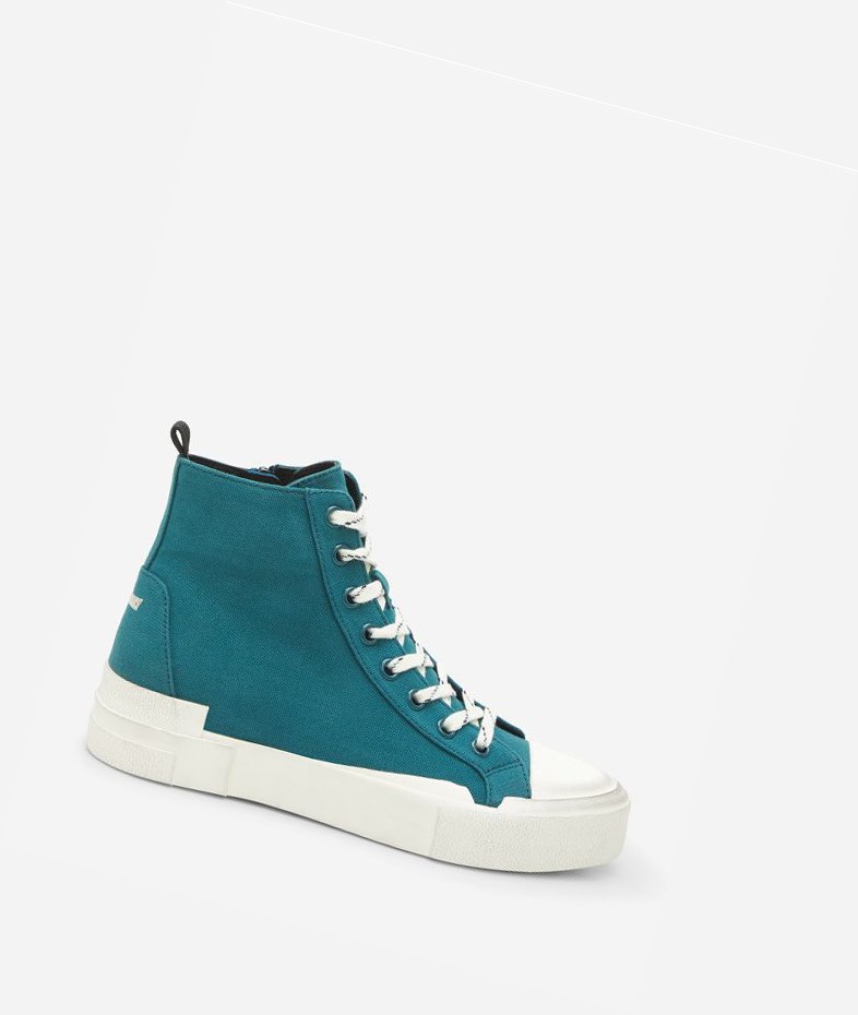 High-Top Sneakers ASH Ghibly Femme Petrol | AAM-20796366