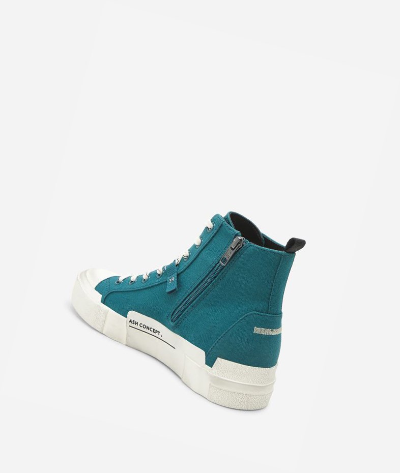 High-Top Sneakers ASH Ghibly Femme Petrol | AAM-20796366