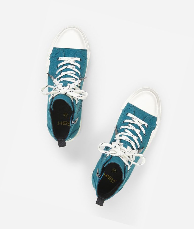 High-Top Sneakers ASH Ghibly Femme Petrol | AAM-20796366