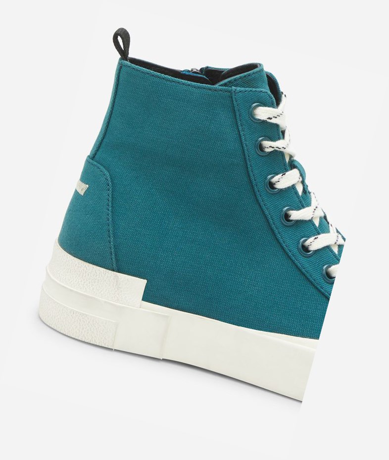 High-Top Sneakers ASH Ghibly Femme Petrol | AAM-20796366