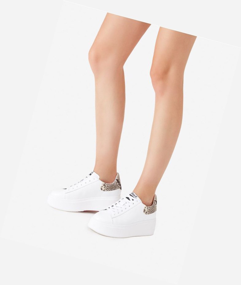 Low-Top Sneakers ASH Moby Femme Blanche | SRN-49886842