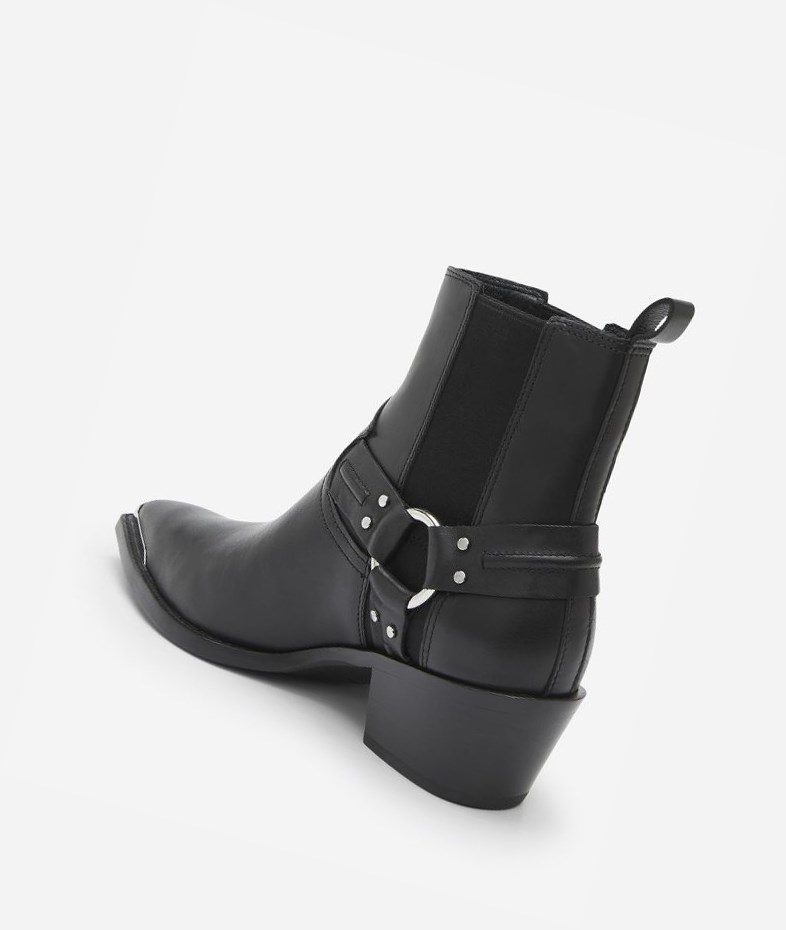 Bottines ASH Dusty Femme Noir | RLT-02444312