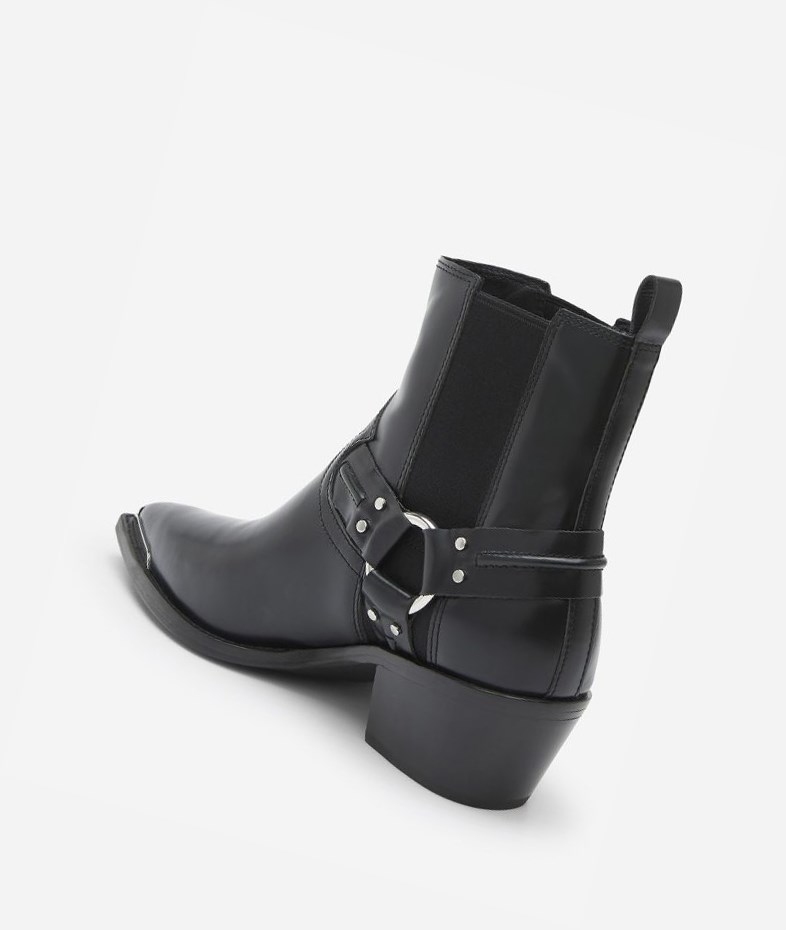 Bottines ASH Dusty Femme Noir | GXS-01507876