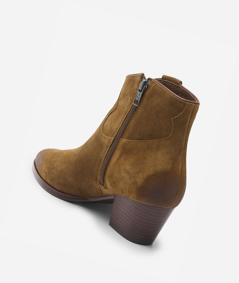 Bottines ASH Houston Femme Russet | DIN-17048808