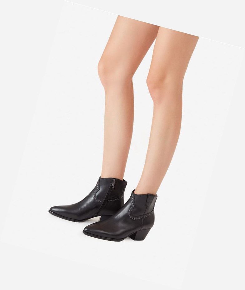 Bottines ASH Houston Bis Femme Noir | OAD-00322764