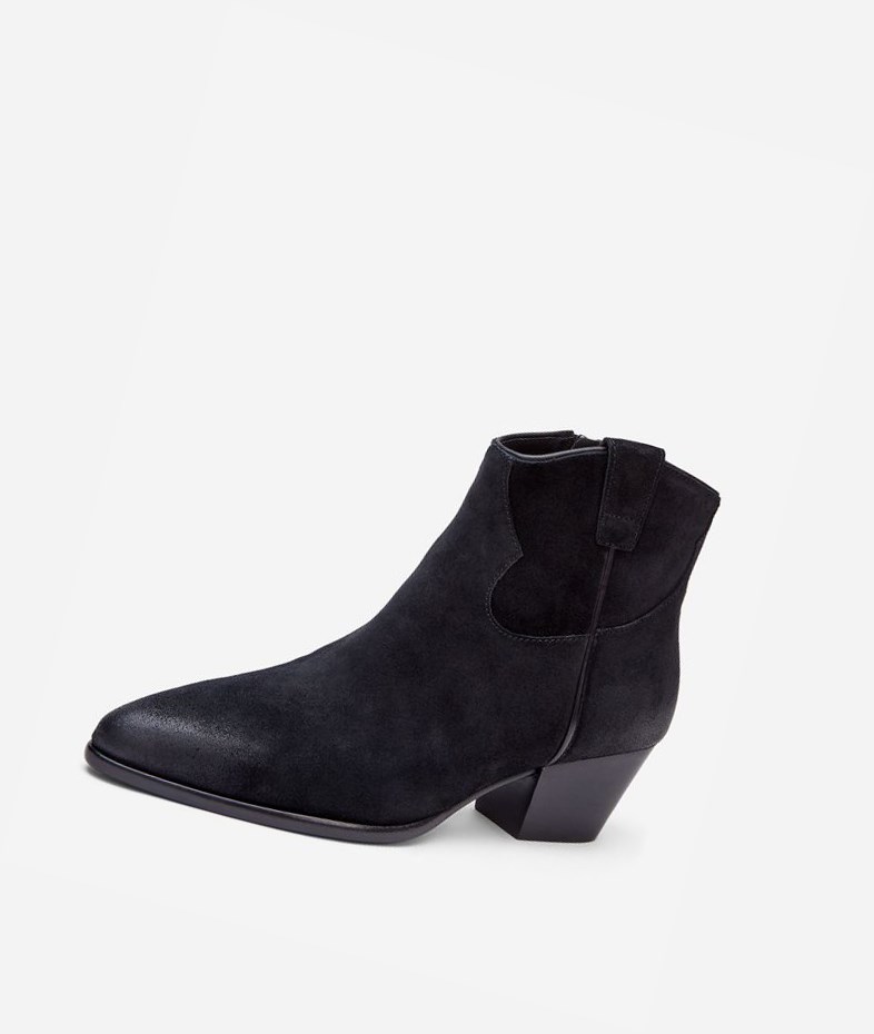 Bottines ASH Houston Femme Noir | HUJ-64389775