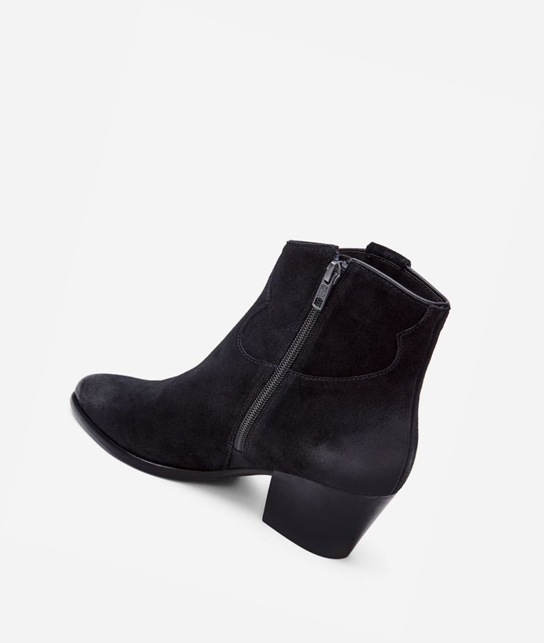 Bottines ASH Houston Femme Noir | HUJ-64389775