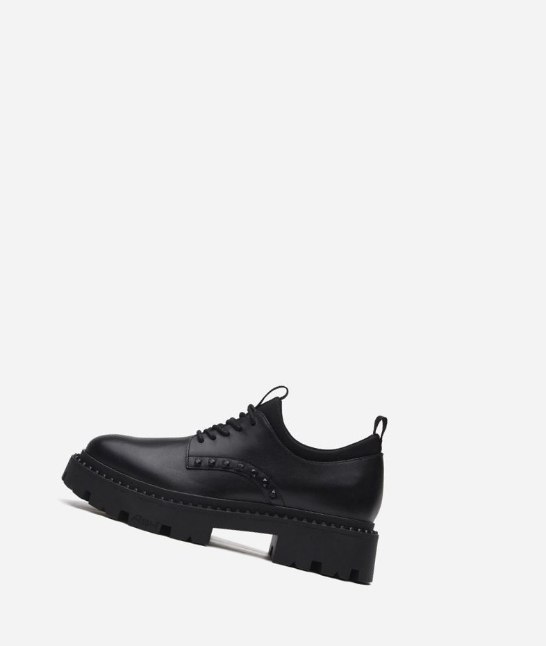 Oxfords ASH Giant Bis Femme Noir | EUK-89418685