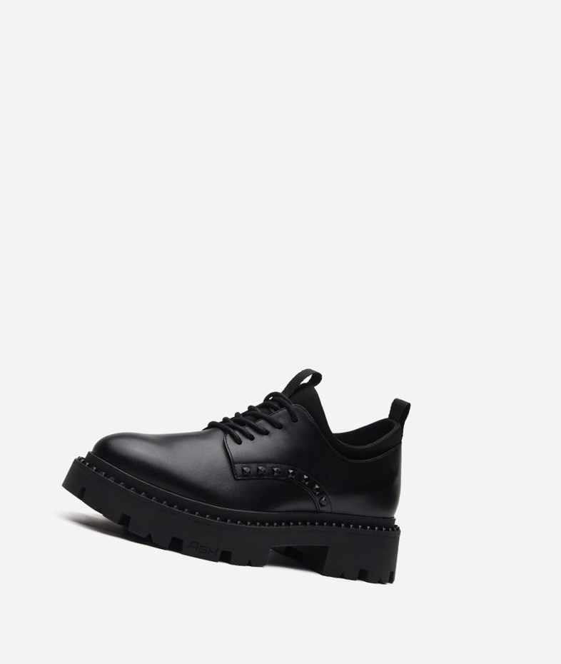 Oxfords ASH Giant Bis Femme Noir | EUK-89418685