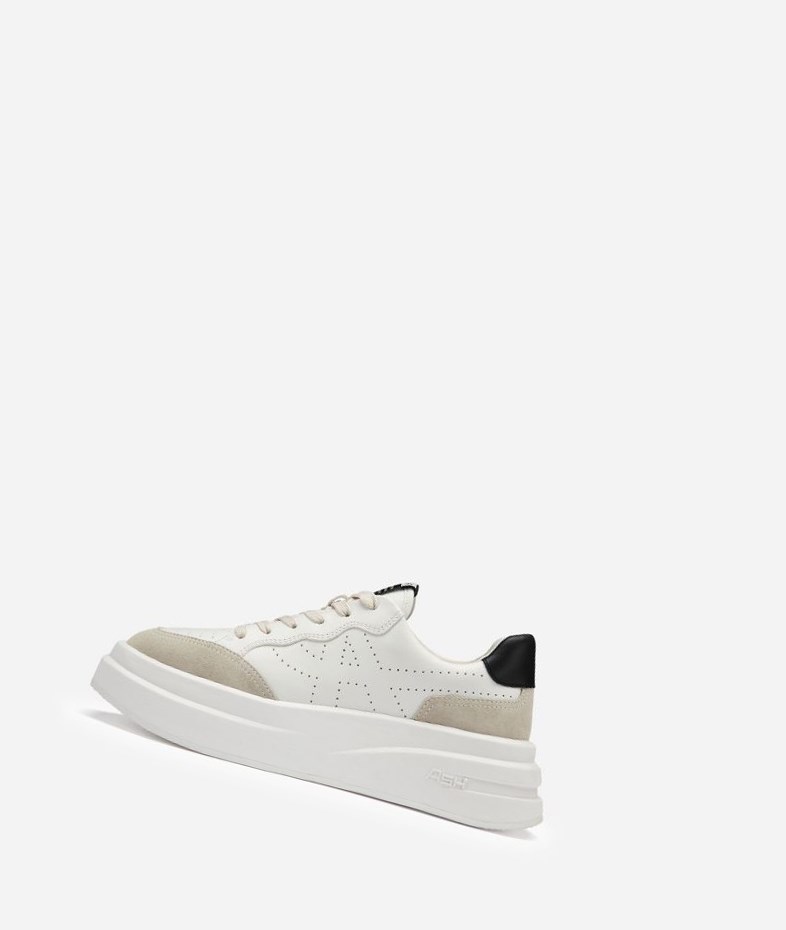 Low-Top Sneakers ASH Impuls Femme Blanche Noir | TXK-50259187